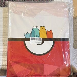 Colorful Pokémon Themed Binder NEW 10 1/2 x 13"